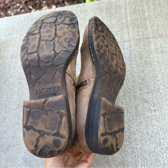 Born Brown Suede Ankle Booties 📃 - Picture 4 of 5